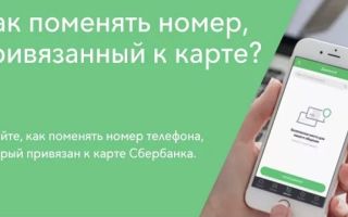 Как поменять номер телефона, привязанный к карте Сбербанка